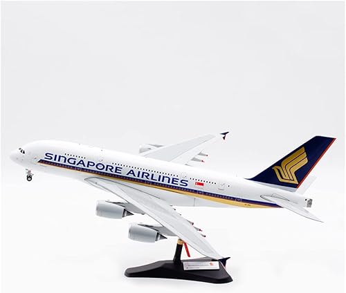 Miniatura 7 de AROZON Modelo de escala de avión 1200 apto para aerolíneas A380 9V-SKB modelo de aleación de metal coleccionable de avión de exhibición de recuerdo,