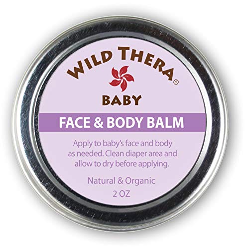 Wild Thera Multipurpose Baby Hydrocortisone Cream. Herbal Baby Face Cream for dry skin, eczema care baby, moisturizing balm, rash cream, butt cream, baby eczema lotion.