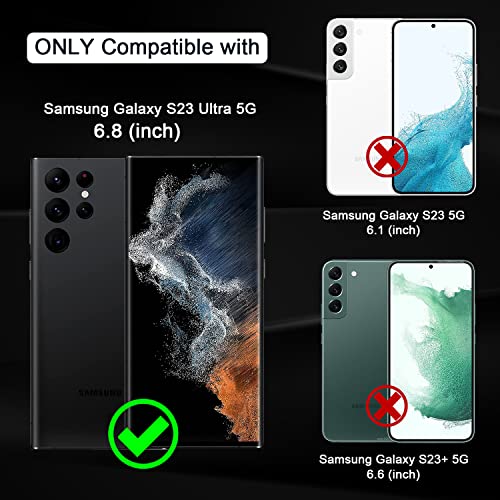 Wrj [3-Packs] Camera Lens Protector For Samsung Galaxy S23 Ultra 5G, Ultra Clear Anti-Scratch 9H Hardness Tempered Glass #TOP1