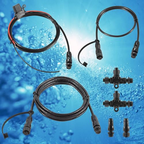 Bonbo 124-69 NMEA 2000 Network Starter Kit Replacement for Lowrance N2K-EXP-RD-2 Cable Kit with T-Connectors Male/Female Terminator for HDS LCX LMS GlobalMap