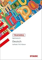 Deutsch-Training Aufsatz 7./8. Klasse. 3894493054 Book Cover