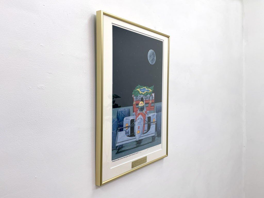 アイルトン セナ　リトグラフ(フォトプリント) アイルトン セナ リトグラフ(フォトプリント) アイルトン セナ