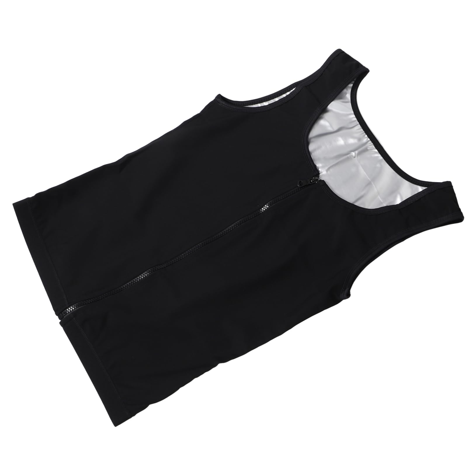 HANABASS Sports Sweat Corset Running Vest Sweat Suit Jacket Turtlenecks for Men Sleeveless Button down Tops for Women Waist Trainer Sauna for Women Sauna Suit Spandex