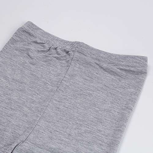 Mykazoe Girls Ultra Soft Seamless Capri Leggings With Lace Trim (Set Of 4) (8, Originals (Black X 2, Grey X 2)) #TOP3