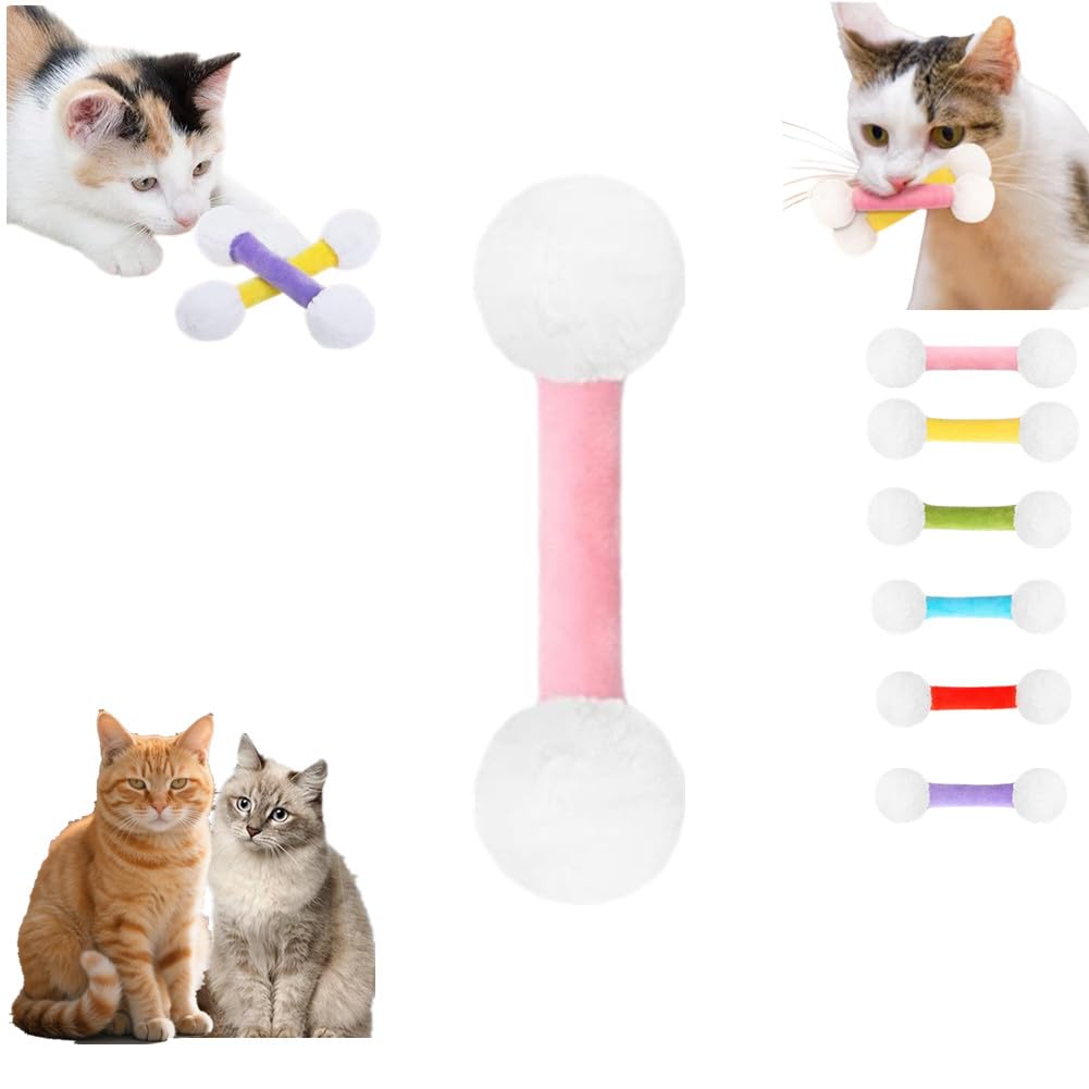 Q Tip Cat Toy Giant Cotton Swab Cat Toy Interactive Cats Kicker Toys for Teeth Cleaning Sturdy Teething