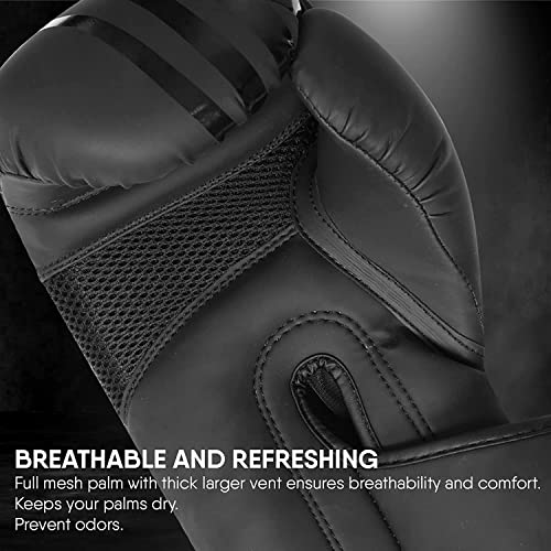 WFX Leather Boxing Gloves Professional MMA Sparring Kickboxing Punch Bag Training Muay Thai Fighting (14 OZ) - Image 4