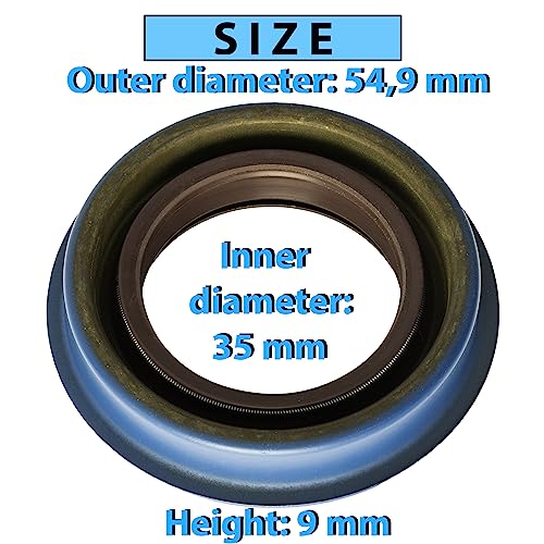 AERZETIX - C67009 - Dichtungsring, differential - einbauseite antriebsachse - kompatibel mit Chevrolet, Opel, Vauxhall OE-nummern 12755013, 55353153, 90342143, 03 74 151