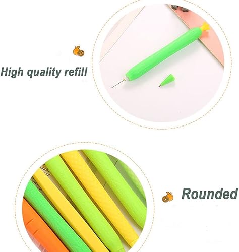 Miniatura 3 de Lápices mecánicos Kawaii, bolígrafos retráctiles de prensa creativos, bolígrafos automáticos creativos, suministros de escritura de papelería