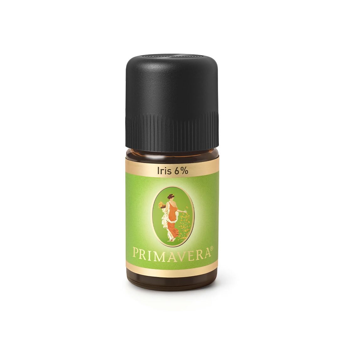 PRIMAVERA Ätherisches Öl Iris 6% 5 ml - Naturreines Duftöl für Aromatherapie - Blumig, Veilchenartig, Tröstend - Vegan