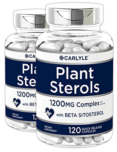 Plant Sterols 1200 mg | 240 Ultra Potent Capsules | Non-GMO and Gluten