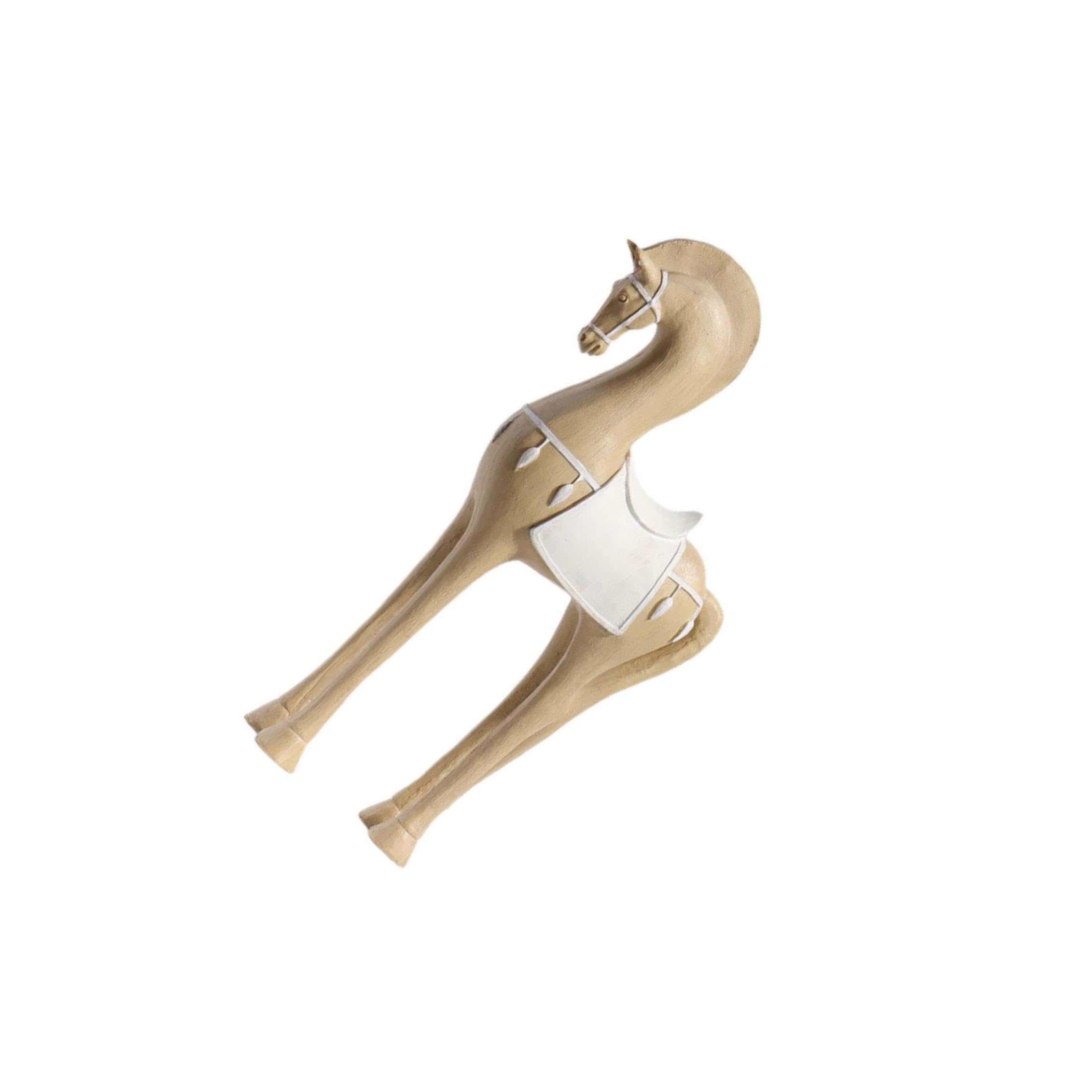 TWISAXC Resin Figurines Sculpture Miniature Household Art Adds Beauty And Style To Space Horse Sculptures Comfortable To