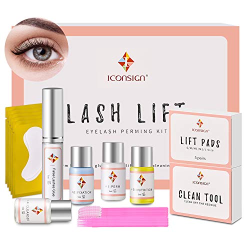 Lash Lift Kit, Eyelash Perm Kit, Professional Eyelash Lash Extensions, Lash Curling, Semi-Permanent Curling Perming Wave Suitable For Salon