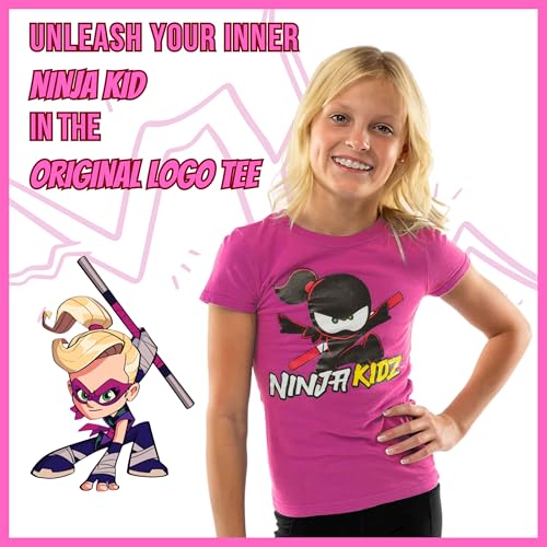 Official Original Logo Girls Shirt, Dress Your Ninja Kids in Cool Kids Clothes, Ninja Shirt Merch & Tee for Girls2