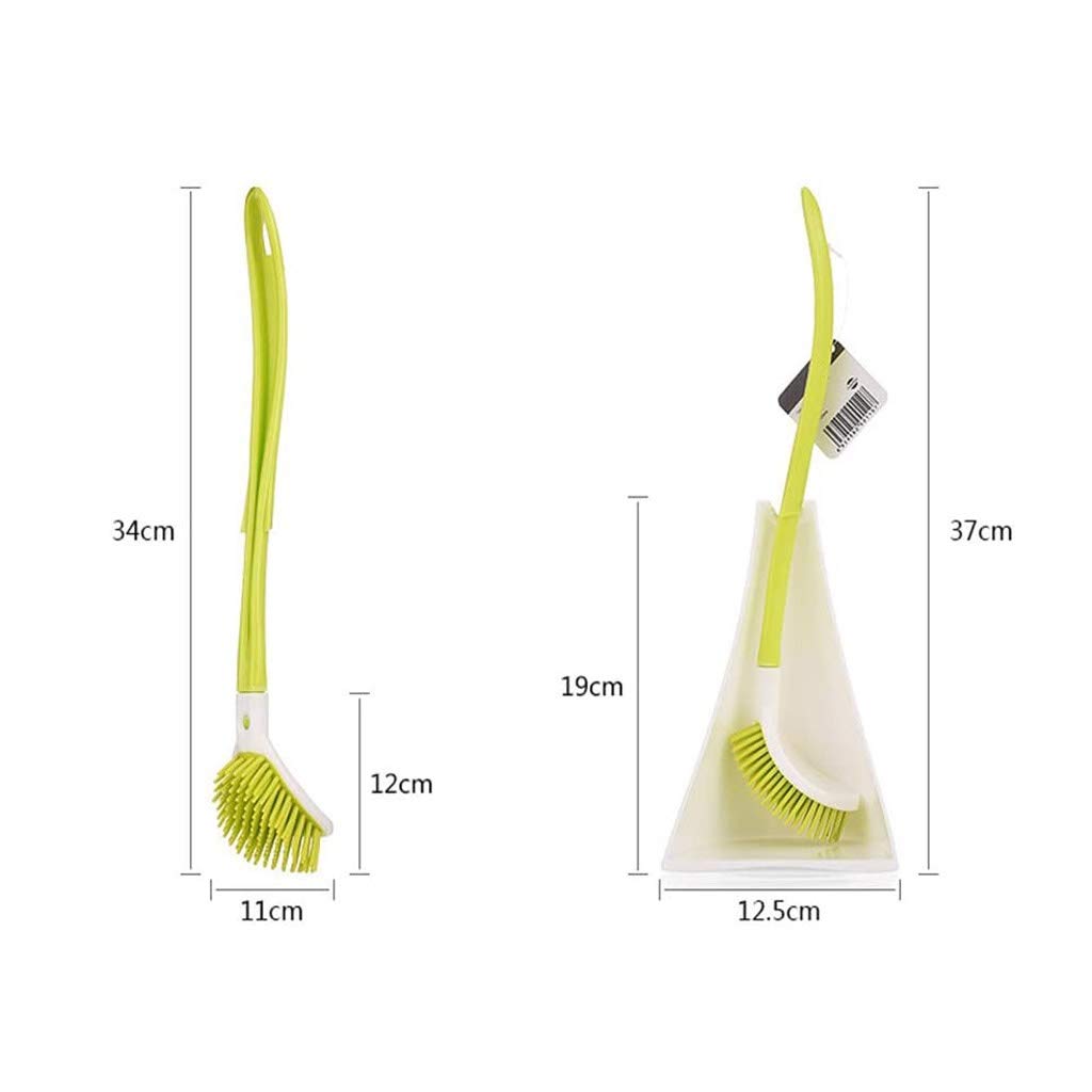 Silicone, Non è Necessario perforare la Spazzola TET con setole morbide, Kit di Pulizia della Spazzola TET con Manico Lungo, Testina TET con Base