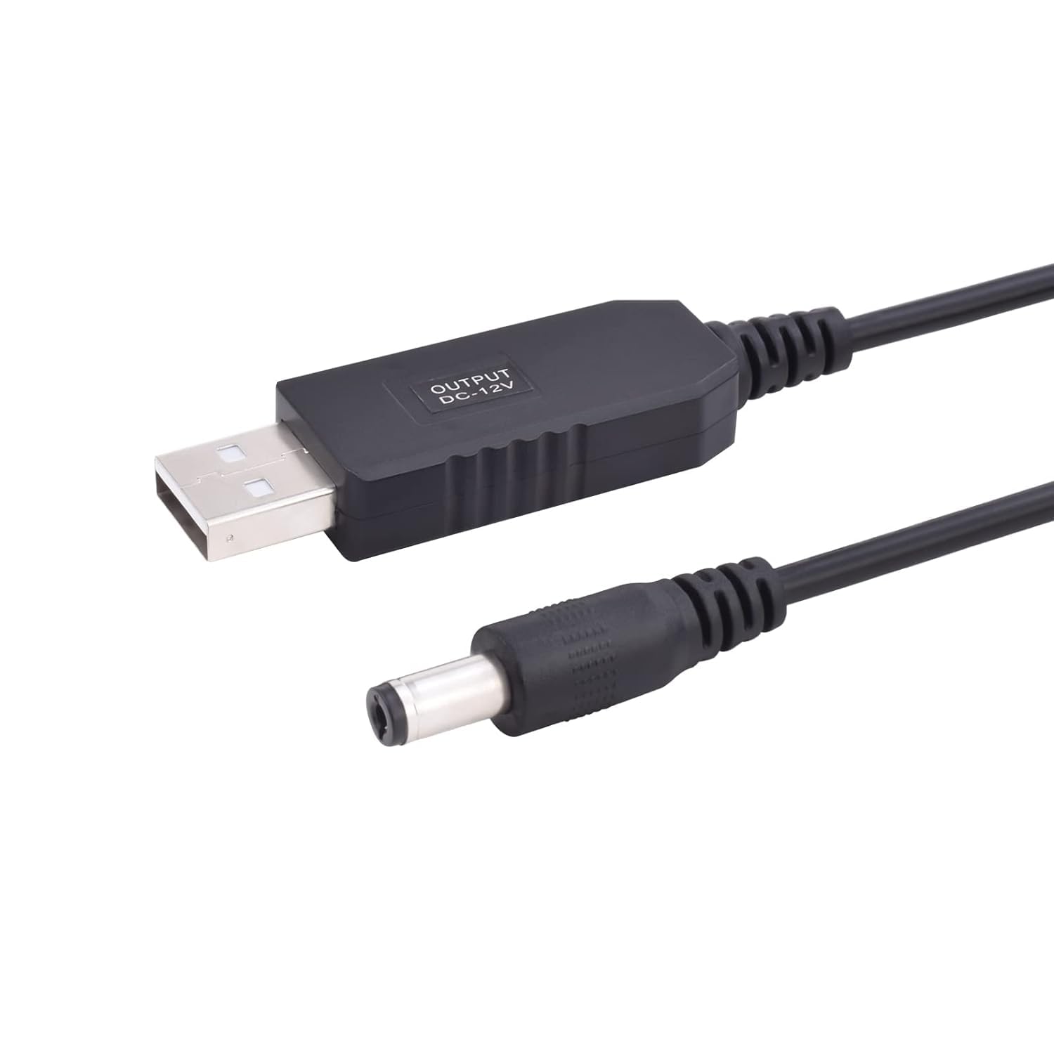 Hizsoaor USB to 12V Adapter, 5v to 12v Step Up Power Supply Cable with DC Jack 5.5 x 2.1mm, Tip Negative(-) Design, Max Current 800mAh(4.9ft)-picture-38