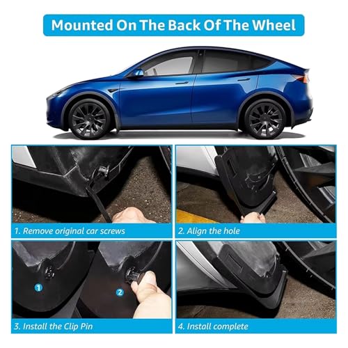 Garde-boue pour la boue d'aile Tesla Model Y Juniper抗冲击挡泥板 - 3