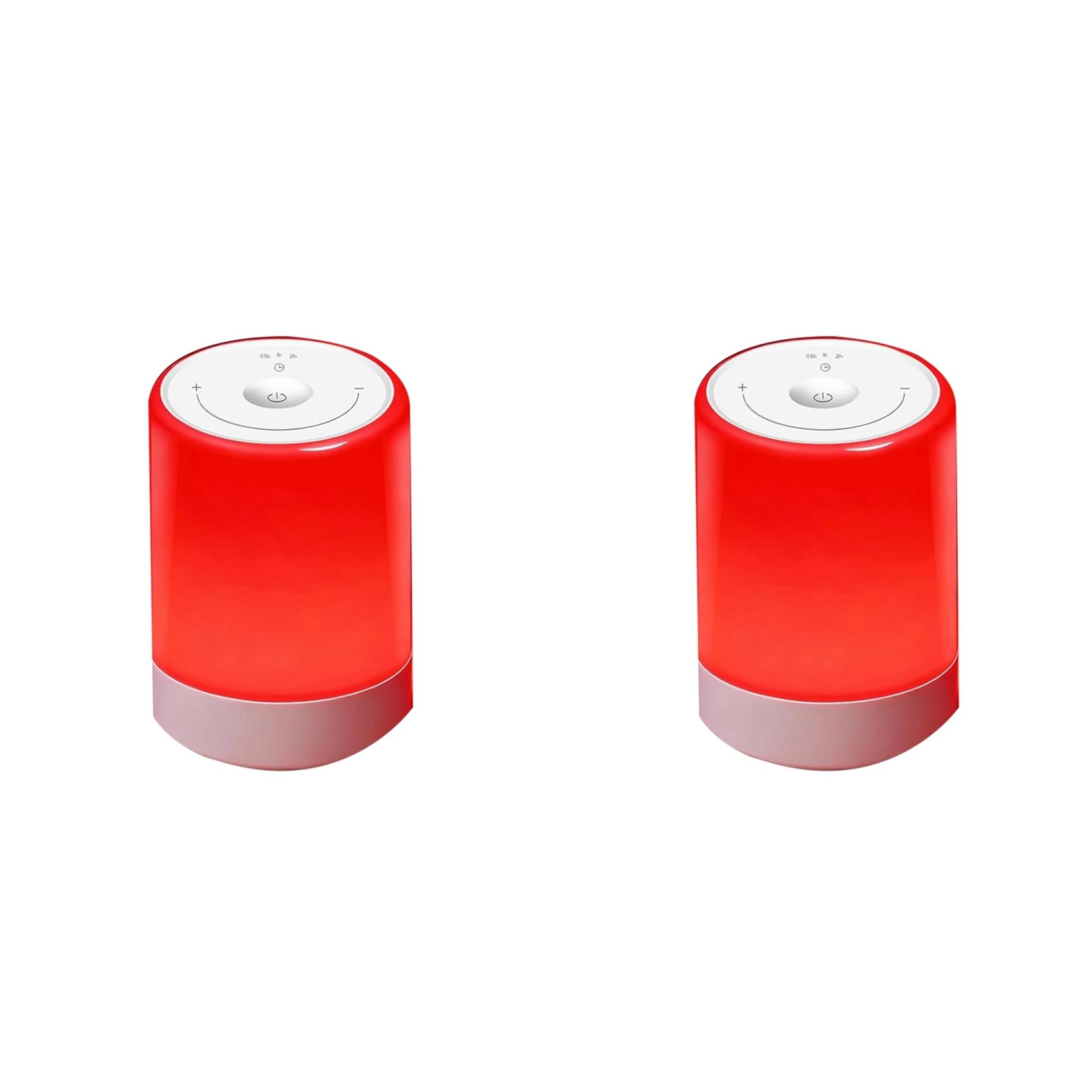 2X Terapia con Luce per Dormire, Luci Notturne Rosse con Lunghezza D' di 670 NM, Funzione di Aiuto per Il Sonno e Lampada A Luce Solare, Tipo Touch