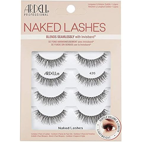 Ardell Naked Lashes Multipack - 4 Paar künstliche Wimpern (Style 420) Cover