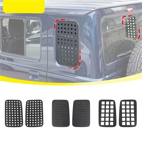 Cubierta de panel de vidrio con acabado premium de spoiler para ventana trasera de coche 2