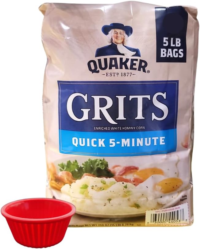 KING BUY BOXcup 1pcs bundle with Quick 5-Minute Grits, 5 lb. compatible with Quakers