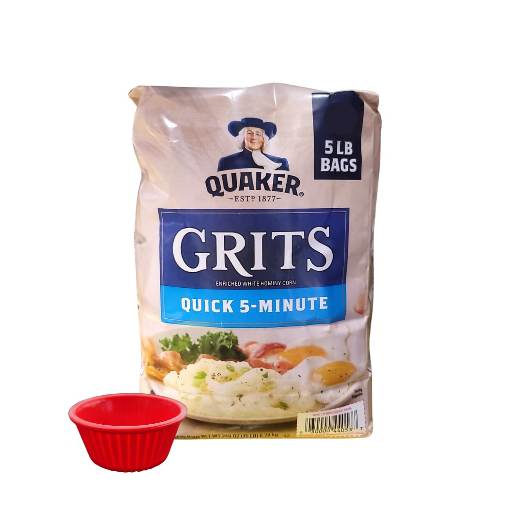 KING BUY BOXcup 1pcs bundle with Quick 5-Minute Grits, 5 lb. compatible with Quakers