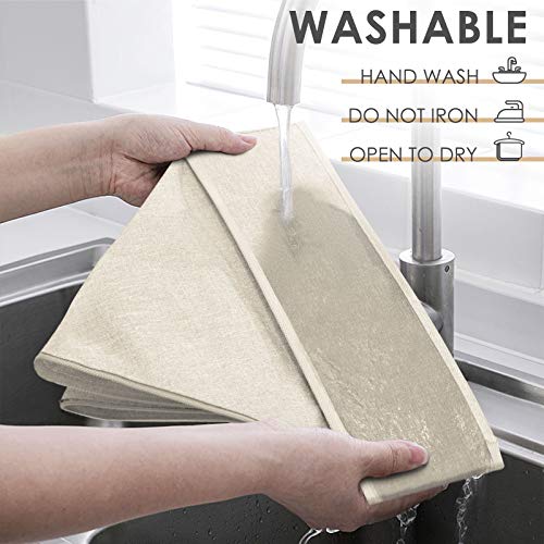 Criusia 3 Pack Sock Underwear Organizer Dividers, 64 Cell Fabric Foldable Cabinet Closet Organizers And Storage Boxes For Storing Socks, Underwear, Ties (16+24+24 Cell, Beige) #TOP6