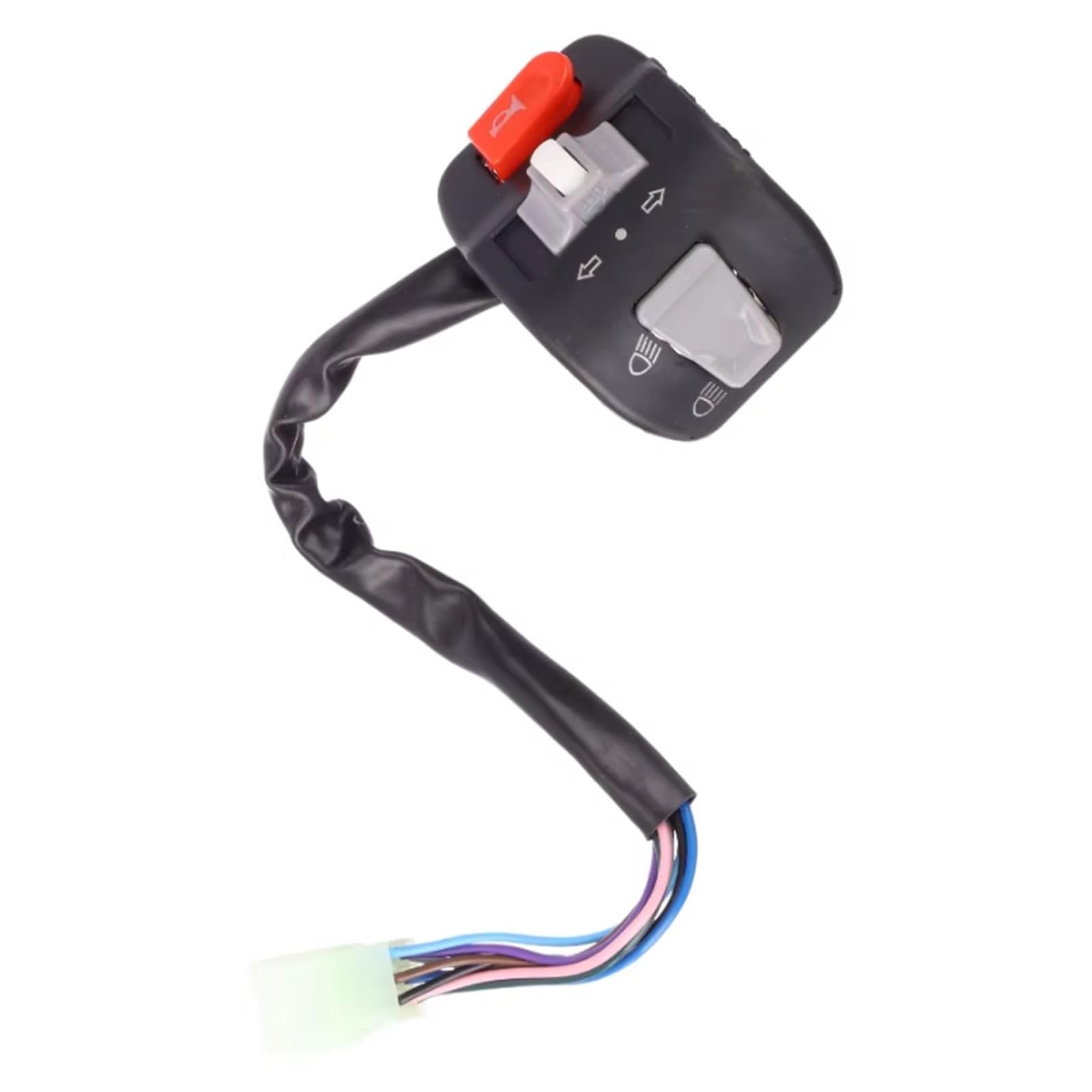 Comandi Moto Controller Interruttori Manubrio Per Scooter Bici Elettrica Segnale Fendinebbia Elettrico Interruttore Pulsante ON-OFF