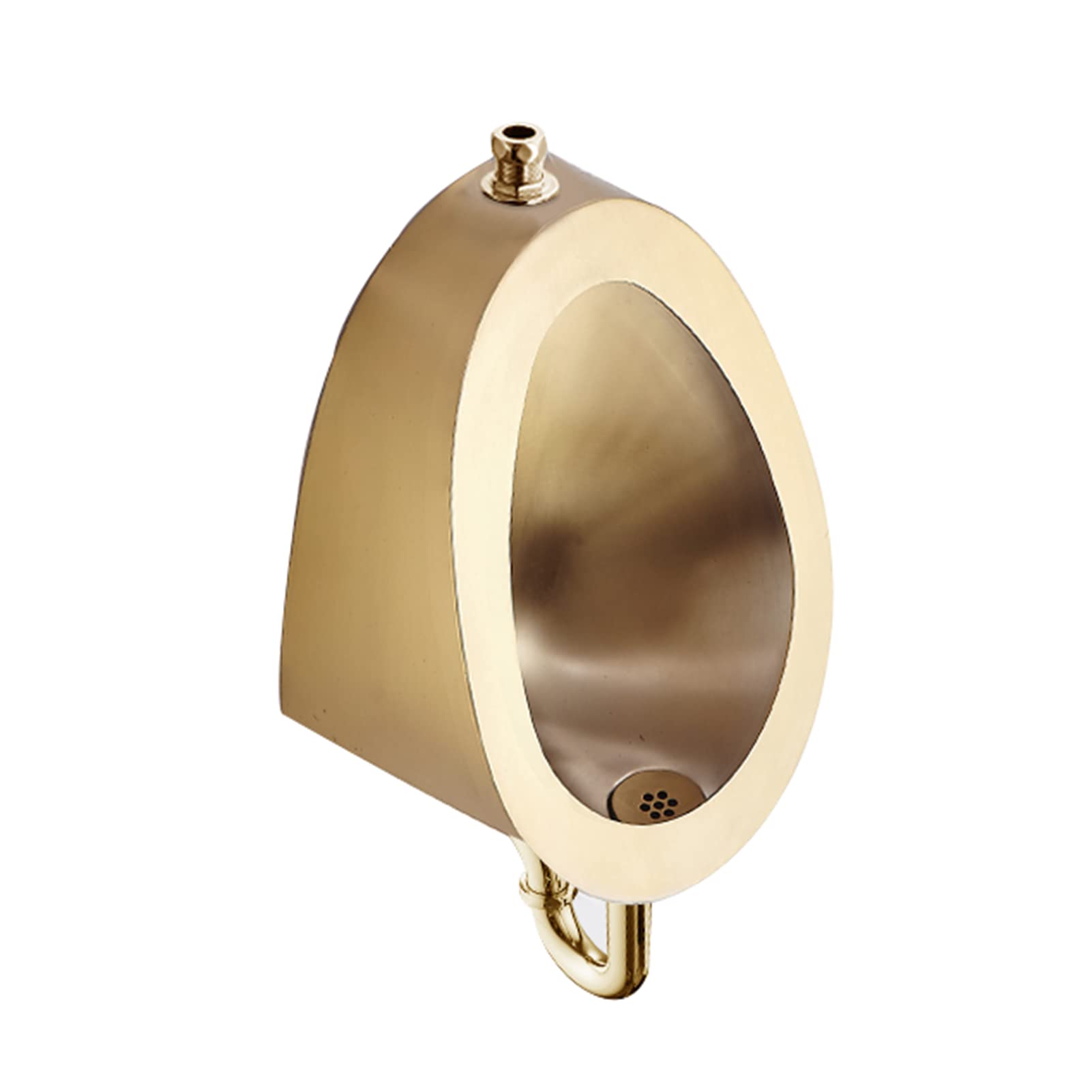 OTQEFTN 304 Stainless Steel Automatic Induction Urinal, Wall-Mounted Public Toilet Urinal, Contact-Free Toilet Urinal with Flush Valve,Flushing Men's Urinal