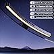 Quntis Curved Monitor Lampe 45cm Monitor Light Bar mit Touch Control & Fernbedienung, Bildschirmlampe mit Auto-Dimmen, Antiblaue blendfreie platzsparende Schreibtischlampe Augenschutz PC Lampe Büro