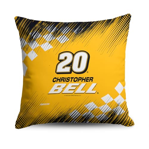 Northwest NASCAR Christopher Bell Simple Speed Throw Pillow, 18 x 18 in