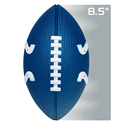 Image of Franklin Sports NFL Football - Kids Foam Football - Soft Junior Size 8.5 inch Ball with 3D Logos - Perfect for Gameday + Tailgates