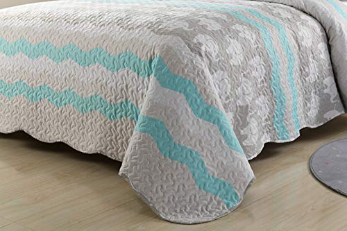 Tt Linens 2/3 Pcs Kids Quilt Set Lightweight Bedspread Decoration Throw Blanket Teens Boys Girls Bed Printed Bunk Bedding Coverlet Comforter Set Elephant Quilt A95 (Twin) #TOP2