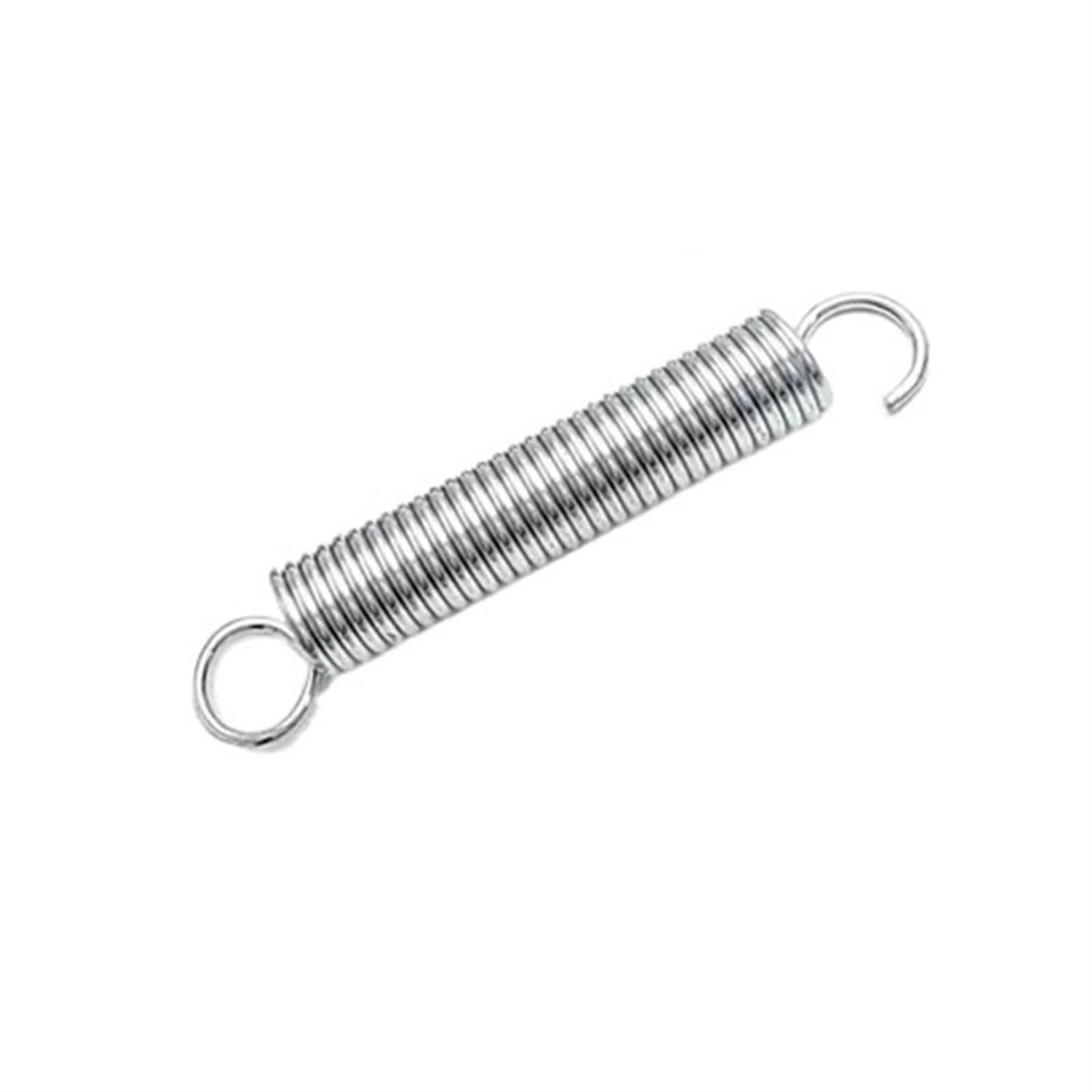 Spannfedern, 5 Stück, Spiralspannfedern, Durchmesser des Spanndrahts 1,0 mm, Länge 20 – 100 mm, geeignet für Maschinen (80 mm, 8 mm _ 1,0 mm)