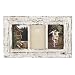 Prinz Birch Hollow Antique Wood 3-Opening Photo Frame, White