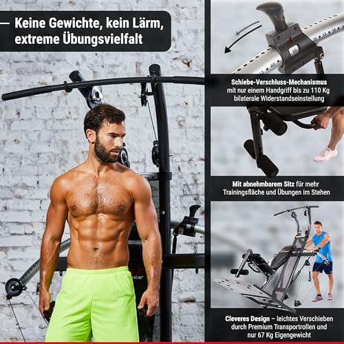 Kraftstation Hammer Finnlo Bio Force in schwarz/anthrazit, 3842