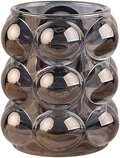 منظم فرش المكياج على شكل فقاعة من ستيلار ستورز تخزين كريستالية الاقلام ديكور أنيق ملحقات متعددة الاغراض منزلي رمادي