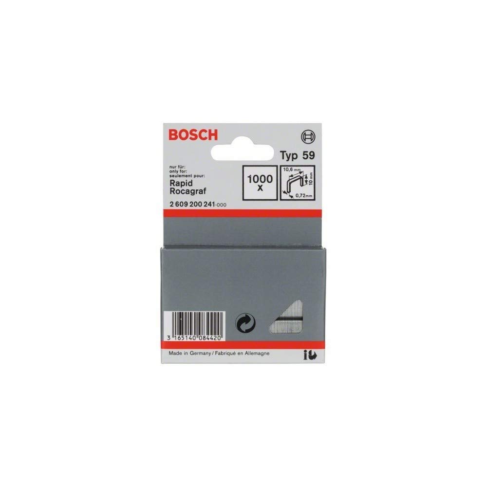 Bosch Professional 2609200241 1000 zszywki 10/10,6 mm Typ59