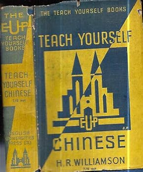 Hardcover RARE 1946 UK TEACH YOURSELF CHINESE WITH DUST JACKET GIFT IDEA [Hardcover] H.R. WILLIAMSON Book