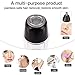 2-in-1 Facial Hair Remover for Women – Rechargeable Painless Electric Face Shaver, Eyebrow & Nose Hair Trimmer, Waterproof, Portable Peach Fuzz Remover for All Skin Types
