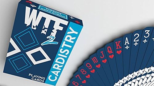 Miniatura 7 de WTF 2 Cardistry que juega la edición limitada de encargo de la cubierta USPCC del tamaño del póker de las cartas