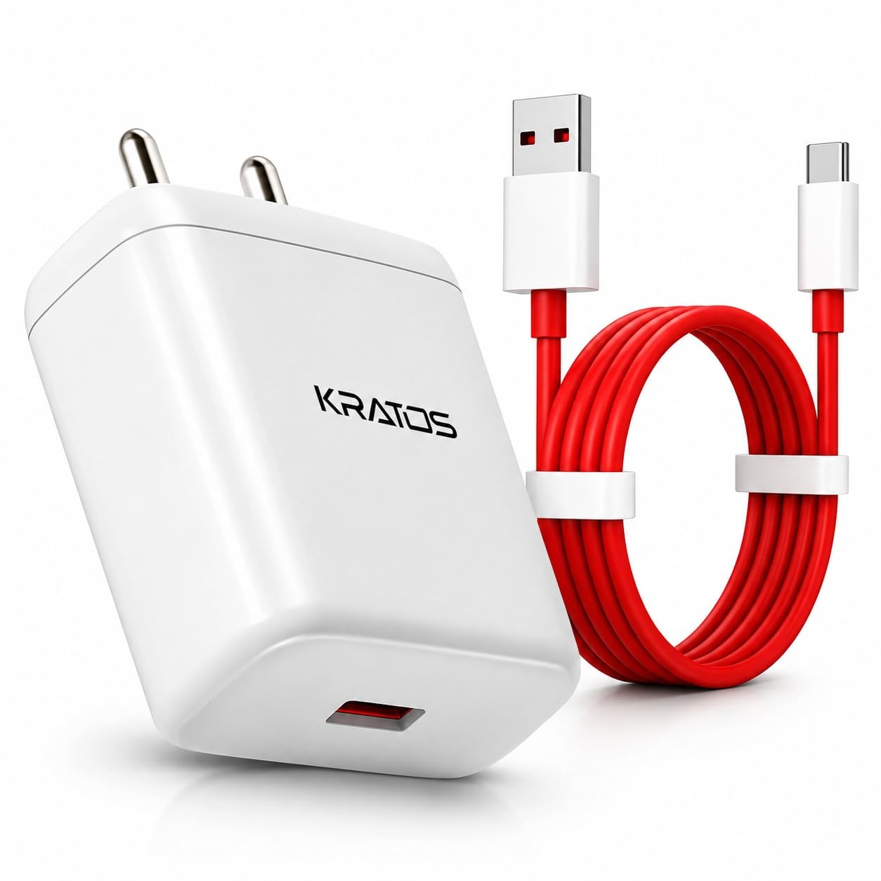 Kratos Power PQ1 45 W Charger Adapter, Dual Port (USB + Type C), Supports PD Charging via Type C Port, Compatible with Smartphones, Tablets & Smartwatch, Fast Charger Type c,White — Amazon image 14