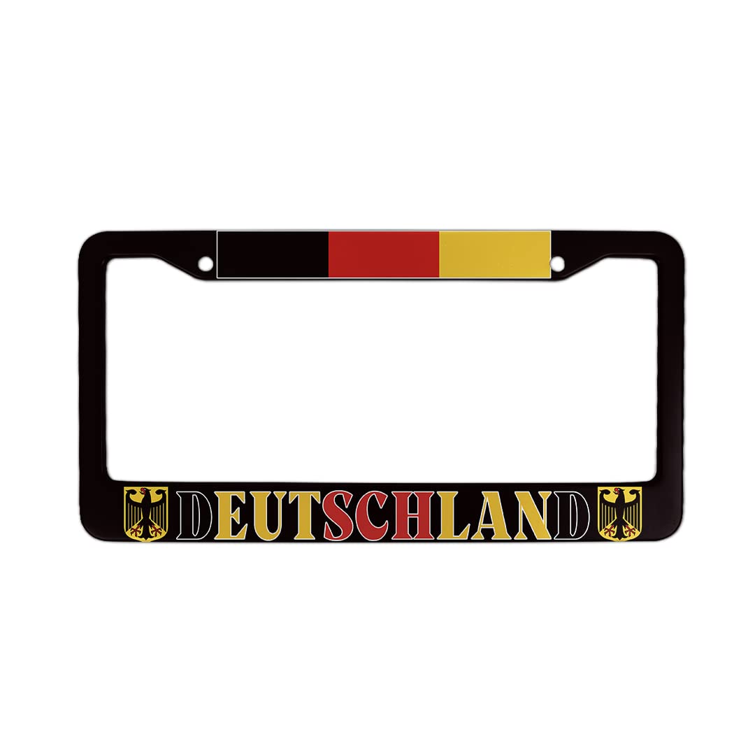Buy Deutschland License Plate Frame German License Plate Black Yellow