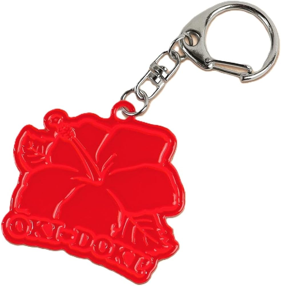 Amazon.co.jp: 沖ドキ リフレクターキーホルダー ブラック ゴールド 沖