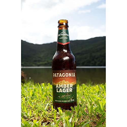 Patagonia Amber Lager - Cerveja, Long Neck, 355ml