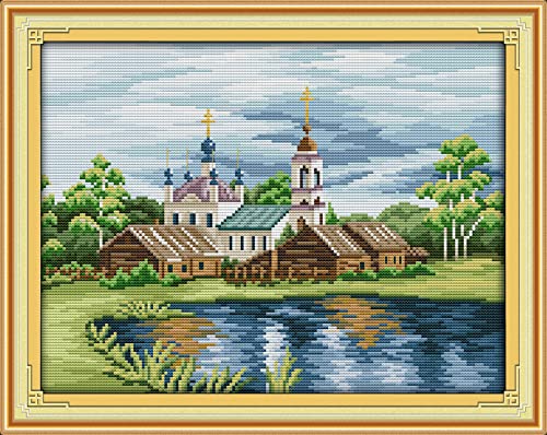 Peinture au diamant 5D rivière pour un salon zen et créatif