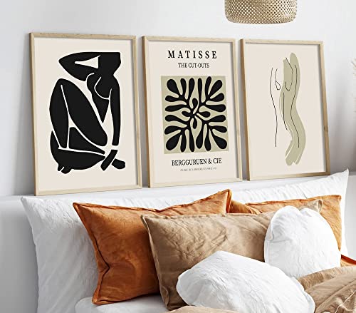 Ensemble Matisse Noir 50x70 cm | Solution Murale Grand Format
