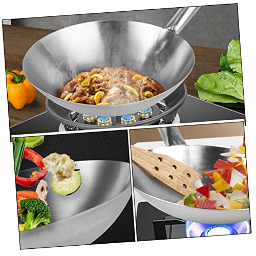 Wok de Acero Inoxidable con Mango Resistente al Calor miniatura 3