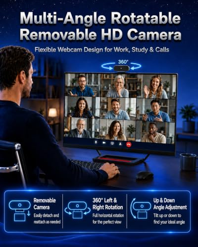Image of All-in-One PC 23.8 inch IPS, Wireless Charging Base & Webcam