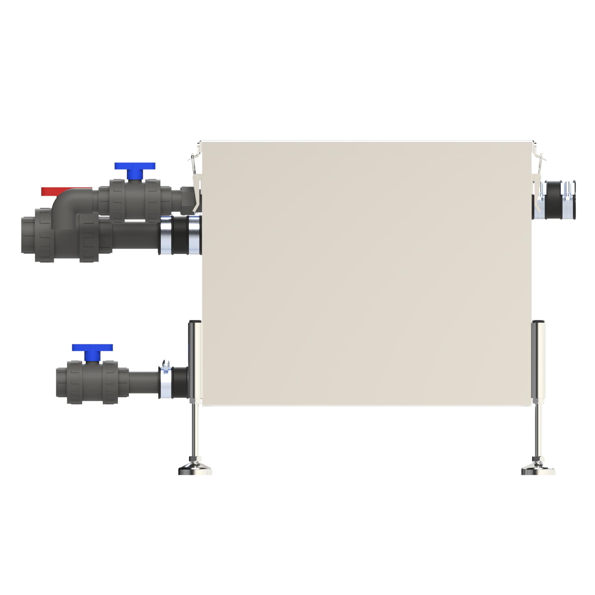 SFA – Sanigrease T 40 – Fettabscheider – Für Restaurantküchen – Fassungsvermögen 39 l – Behälter auf 4 Füßen – Herausnehmbarer Schlammfang – Kompakt – 55 x 40,8 x 48,4 cm