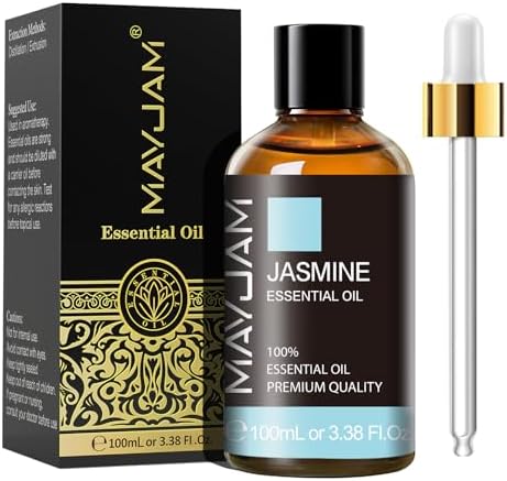 MAYJAM Olejków Eterycznych z Eukaliptus 100 ml, 100% Czysty Olejek Eteryczny, Terapeutyczny Olejek do Masażu Aromaterapii, Olejki Zapachowe do Nawilżacza Dyfuzora, Relaks, Sen, Ldealne Prezenty